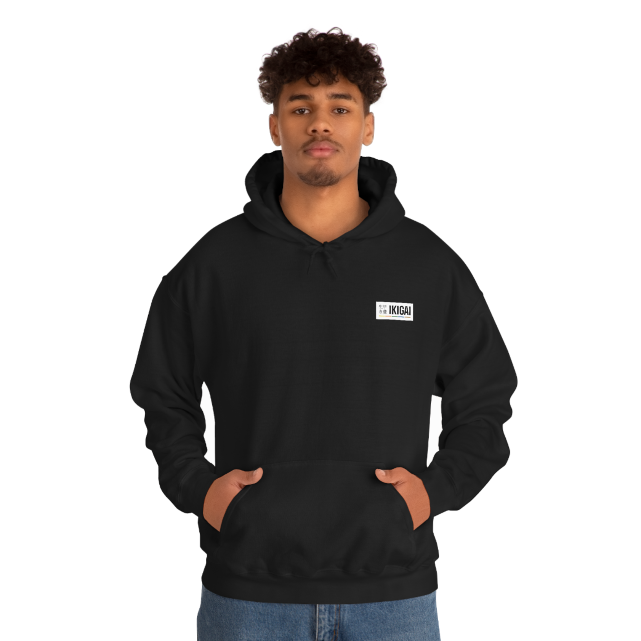Ikigai Elite Hoodie - Judo Kanji on sleeve (Black)