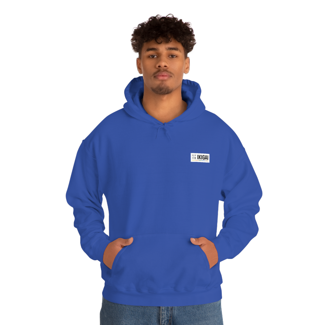 Ikigai Elite Hoodie - Judo on sleeve (Sapphire Blue)