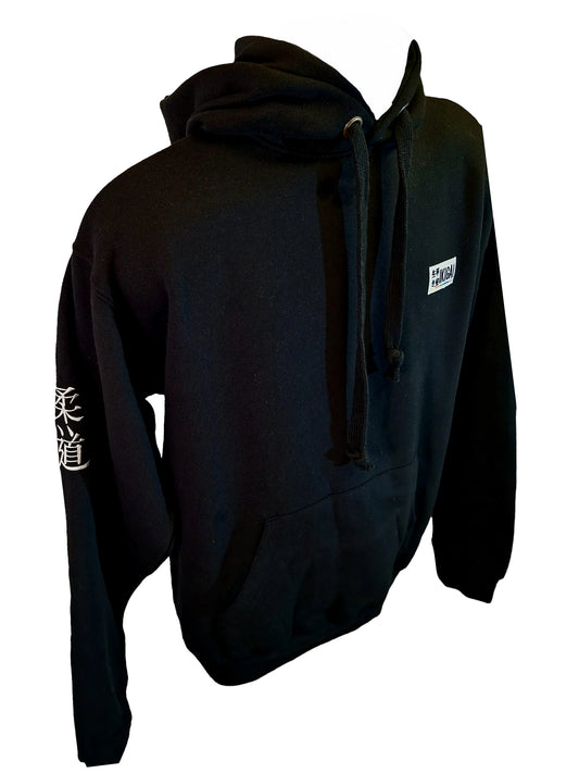 Ikigai Elite Hoodie - Judo Kanji on sleeve (Black)