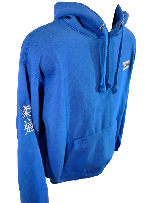 Ikigai Elite Hoodie - Judo on sleeve (Sapphire Blue)